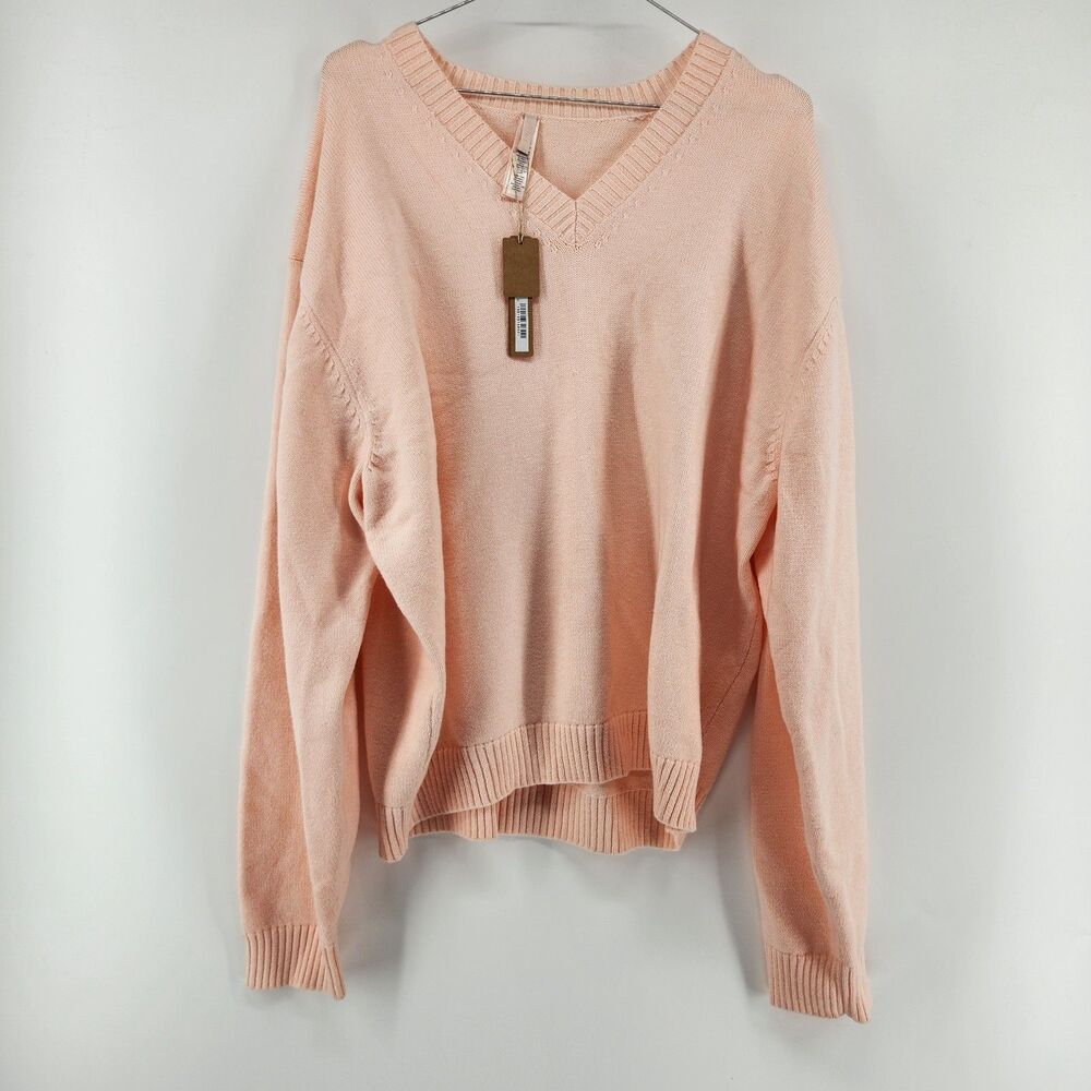Skims Small Medium Primrose Sweater Knit Pullover V Neck Sweater NWT